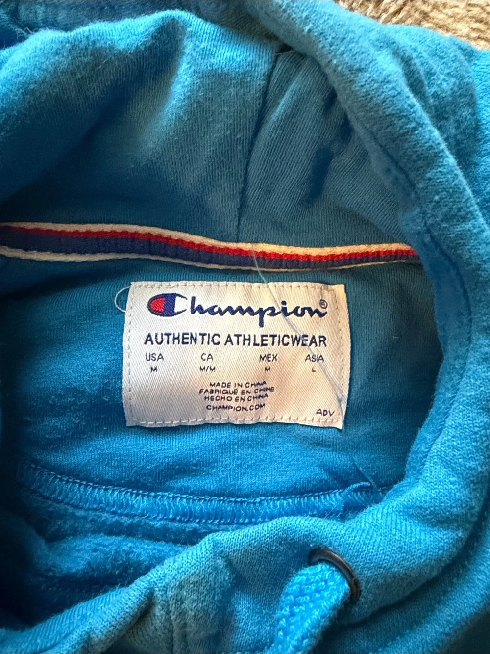 Champion Women’s Turquoise Blue Logo Hoodie